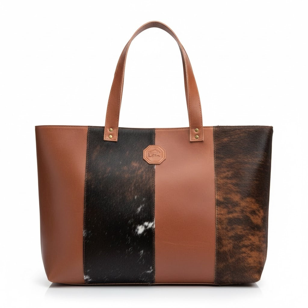 Cartera Oslo Marrón Combinada