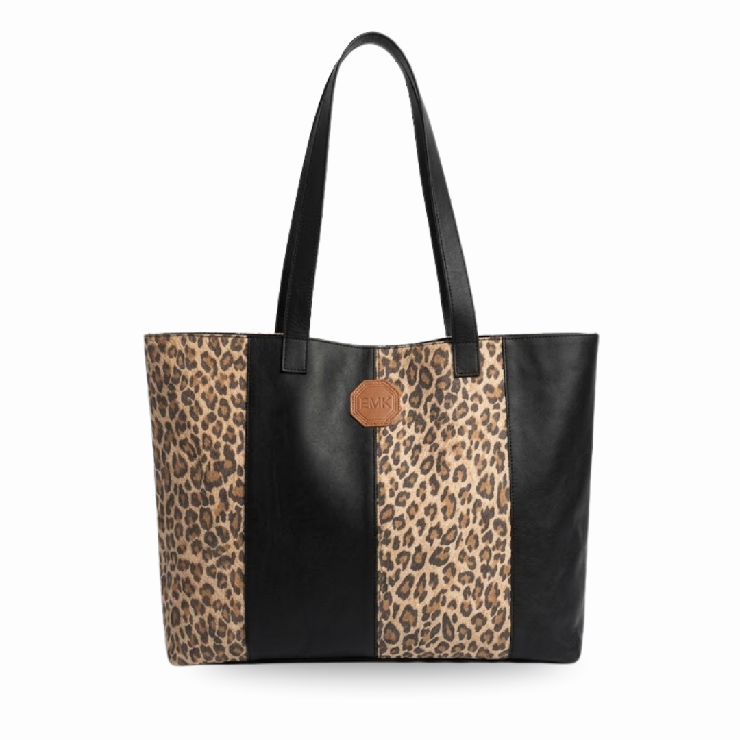 Cartera Oslo Animal print negro Combinada