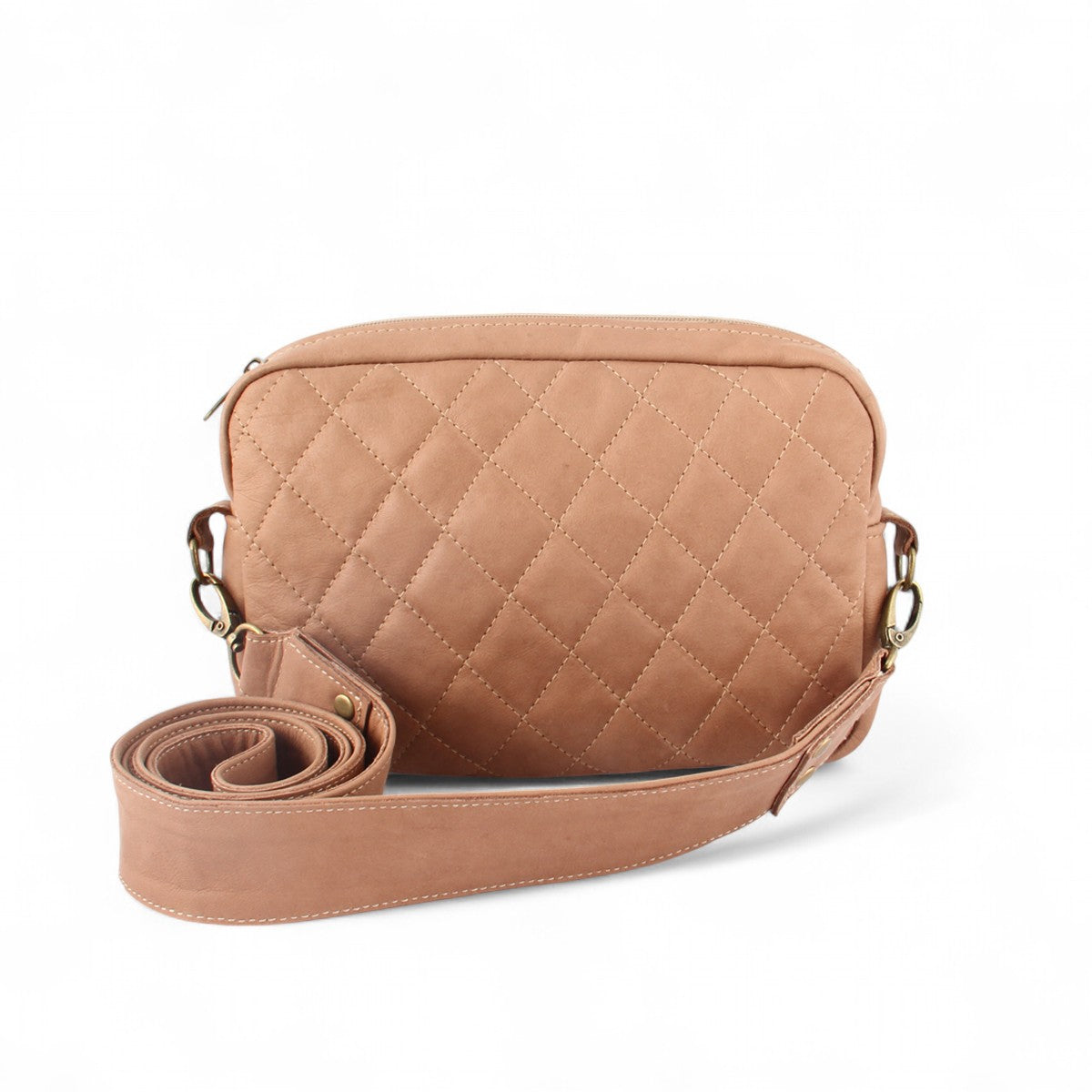 Cartera Bandolera EMK Color Beige para Mujer