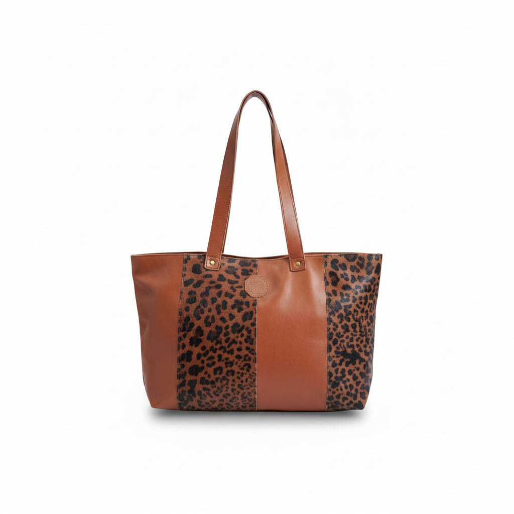 Cartera Oslo Marrón y Animal print