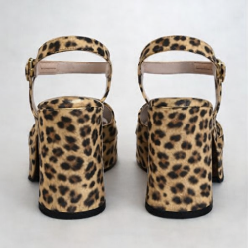 Sanadalias de Fiesta Animal Print