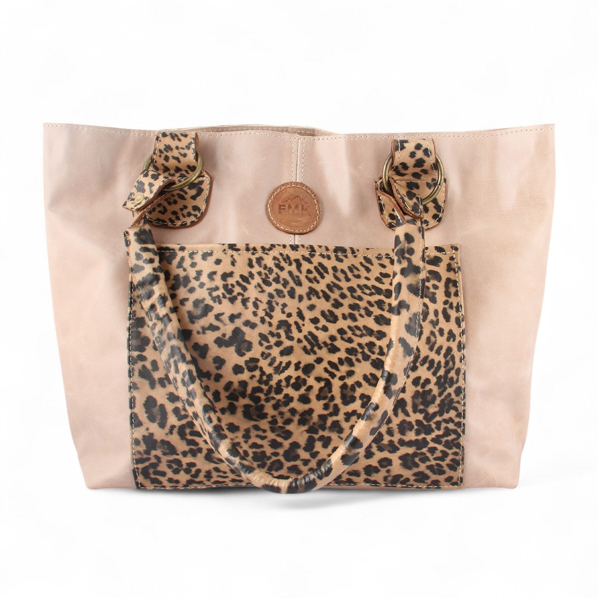 Cartera Oslo Animal Print Beige