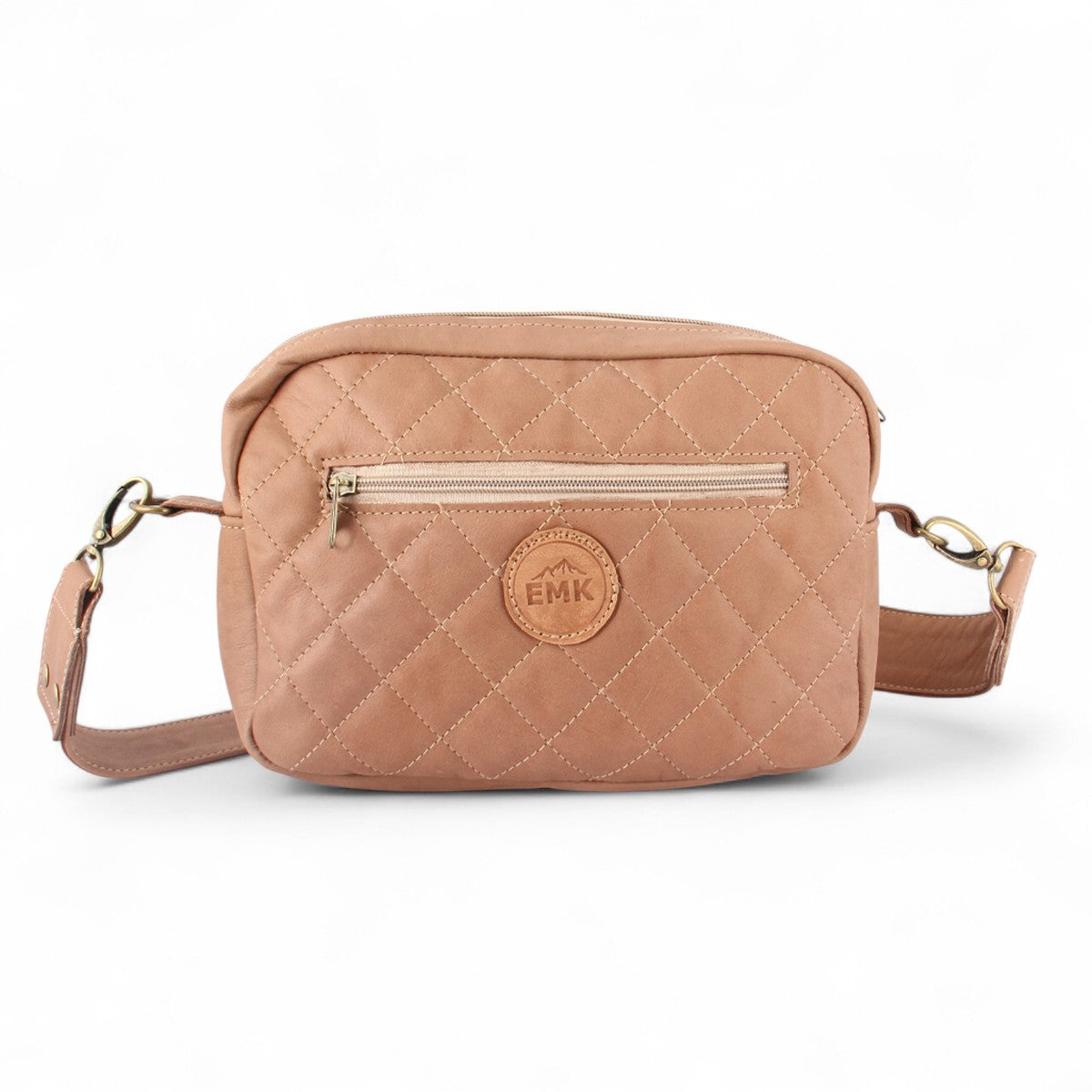 Cartera Bandolera EMK Color Beige para Mujer